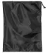 Liberty Bags 9008 Drawstring Laundry Bag BLACK side view