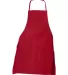 Liberty Bags 5502 Adjustable Neck Loop Apron RED back view