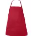 Liberty Bags 5502 Adjustable Neck Loop Apron RED front view