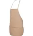 Liberty Bags 5503 Two Pocket Apron LIGHT TAN side view