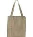Liberty Bags R3000 Reusable Shopping Bag TAN front view
