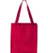 Liberty Bags R3000 Reusable Shopping Bag RED front view