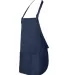 Liberty Bags 5507 Adjustable Neck Strap Three Pock in Navy side view