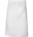 Liberty Bags 5508 Bistro Apron in White back view