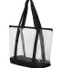 Liberty Bags 7009 Clear Boat Tote BLACK side view