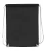 Liberty Bags 8887 Nylon Drawstring Backpack with W BLACK back view