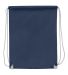 Liberty Bags 8887 Nylon Drawstring Backpack with W NAVY back view