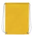 Liberty Bags 8887 Nylon Drawstring Backpack with W BRIGHT YELLOW front view