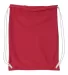 Liberty Bags 8895 Jersey Mesh Drawstring Backpack RED front view