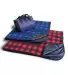 Liberty Bags 8702 Alpine Fleece Plaid Picnic Blank in Blackwatch front view