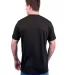 Tultex 241 Unisex Ultra Blend Poly-Rich Tee in Black back view