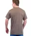 Tultex 241 Unisex Ultra Blend Poly-Rich Tee Heather Brown back view
