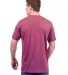 Tultex 241 Unisex Ultra Blend Poly-Rich Tee Heather Burgundy back view