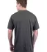 Tultex 241 Unisex Ultra Blend Poly-Rich Tee in Heather graphite back view