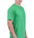 Tultex 241 Unisex Ultra Blend Poly-Rich Tee in Heather kelly side view
