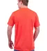 Tultex 241 Unisex Ultra Blend Poly-Rich Tee Heather Orange back view