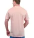 Tultex 241 Unisex Ultra Blend Poly-Rich Tee in Heather peach back view