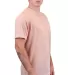 Tultex 241 Unisex Ultra Blend Poly-Rich Tee in Heather peach side view