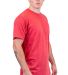 0241 Tultex Unisex Ultra Blend Tee  Heather Red side view