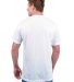0241 Tultex Unisex Ultra Blend Tee  White back view
