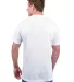 Tultex 241 Unisex Ultra Blend Poly-Rich Tee in White back view