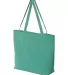 Liberty Bags 8507 Pigment Dyed Premium 12 Ounce To SEAFOAM GREEN side view