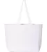 Liberty Bags 8815 Must Have Tote WHITE back view