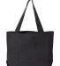 Liberty Bags 8870 Pigment Dyed Premium 12 Ounce Ca WASHED BLACK front view