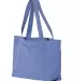 Liberty Bags 8870 Pigment Dyed Premium 12 Ounce Ca PERIWINKLE BLUE side view
