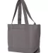 Liberty Bags 8870 Pigment Dyed Premium 12 Ounce Ca GREY side view