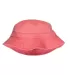 VA101 / Vacationer Bucket Hat in Coral front view