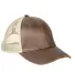 Ollie Cap in Waxed brown front view