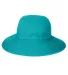 Ladies' Sea Breeze Floppy Hat in Caribbean blue front view