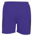 Augusta Sportswear 335 Sprint Short in Purple/ black back view