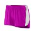 Augusta Sportswear 337 Women's Sprint Short in Power pink/ white front view