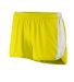 Augusta Sportswear 337 Women's Sprint Short in Power yellow/ white front view