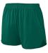 Augusta Sportswear 338 Solid Split Short in Dark green front view