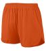 Augusta Sportswear 338 Solid Split Short in Orange front view