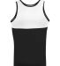 Augusta Sportswear 353 Youth Accelerate Jersey in Black/ white back view
