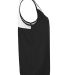 Augusta Sportswear 354 Women's Accelerate Jersey in Black/ white side view