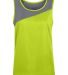 Augusta Sportswear 354 Women's Accelerate Jersey in Lime/ graphite front view