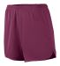 Augusta Sportswear 356 Youth Accelerate Short in Maroon front view