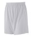 Augusta Sportswear 991 Youth Jersey Knit Short in Athletic heather front view