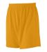 Augusta Sportswear 991 Youth Jersey Knit Short in Gold front view