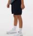 Augusta Sportswear 1426 Youth Octane Short in Black side view