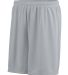 Augusta Sportswear 1426 Youth Octane Short in Silver grey side view