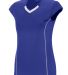 Augusta Sportswear 1218 Women's Blash Jersey in Purple/ white front view