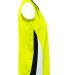 Augusta Sportswear 1355 Women's Tornado Jersey in Power yellow/ black/ white side view