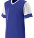 Augusta Sportswear 1601 Youth Lightning Jersey in Purple/ white front view