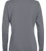 Augusta Sportswear 1788 Women's Long Sleeve Wickin in Graphite back view